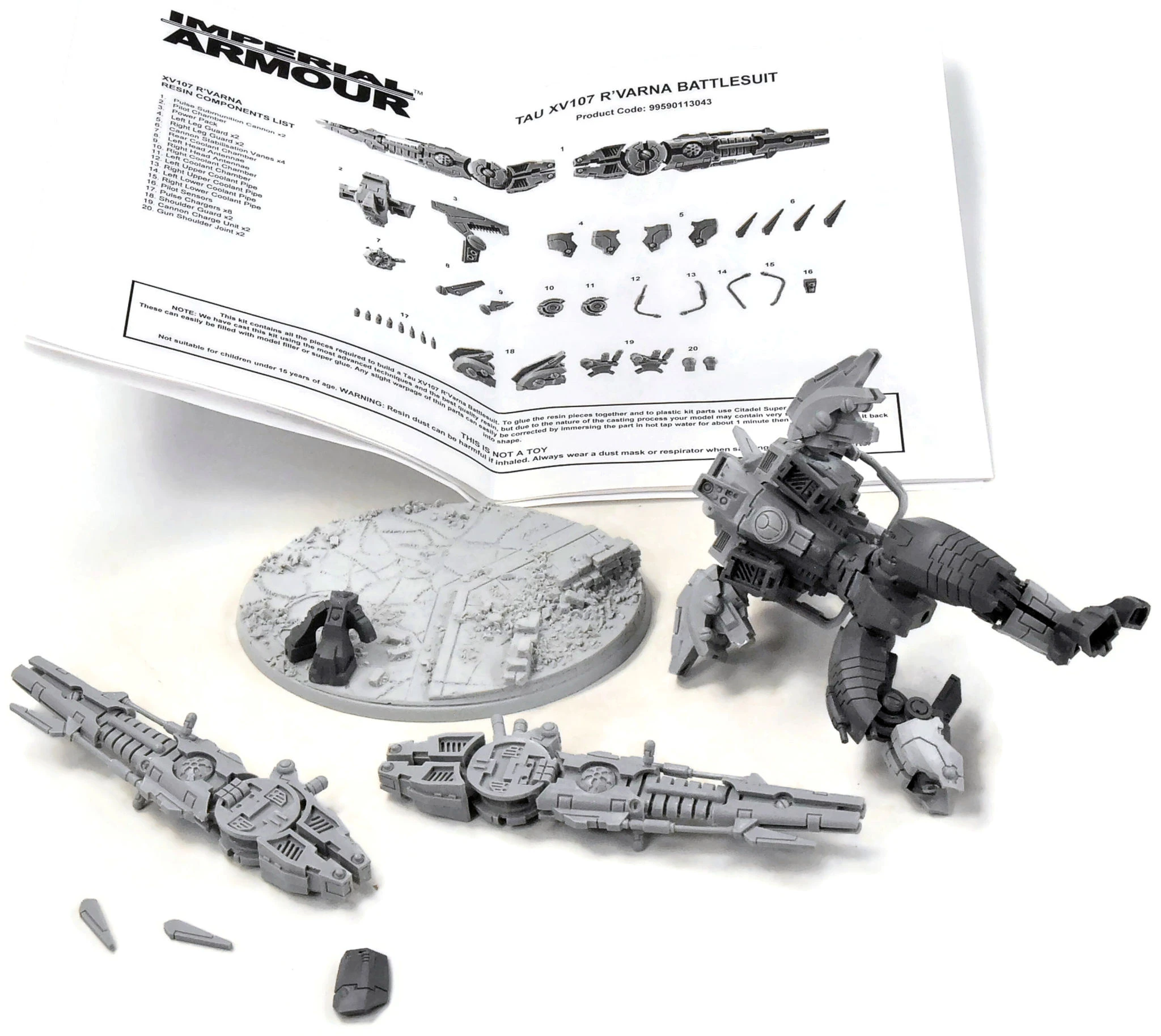 TAU EMPIRE XV107 R Varna Battlesuit #1 Forge World Warhammer 40K