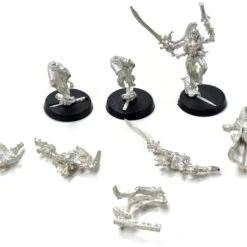 Games Workshop AELDARI 5 Harlequin #1 METAL Warhammer 40K Missing 2 Bases