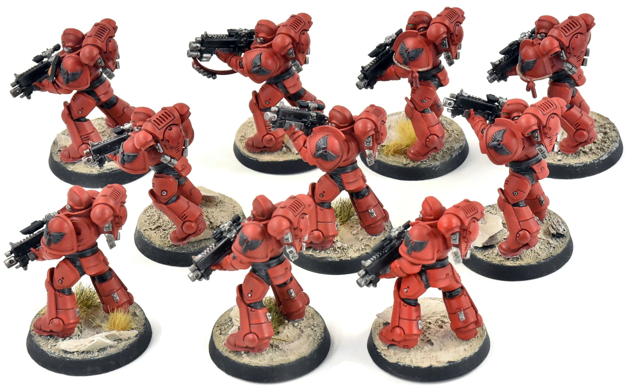 Games Workshop BLOOD ANGELS 10 Primaris Intercessors #1 WELL PAINTED Warhammer 40K - Image 2