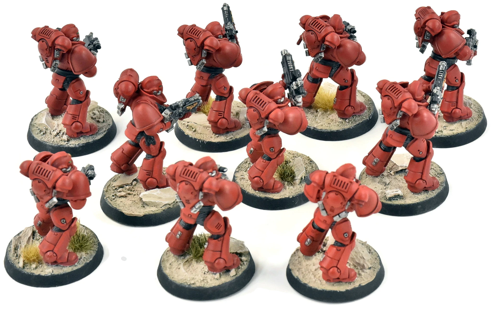 Games Workshop BLOOD ANGELS 10 Primaris Intercessors #1 WELL PAINTED Warhammer 40K - Image 3