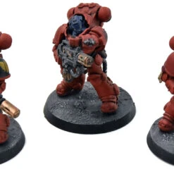 Games Workshop BLOOD ANGELS 3 Eradicators #1 WELL PAINTED Warhammer 40K