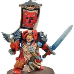 Games Workshop BLOOD ANGELS Terminator Captain W/ Sword #1 METAL WELL PAINTED Warhammer 40K