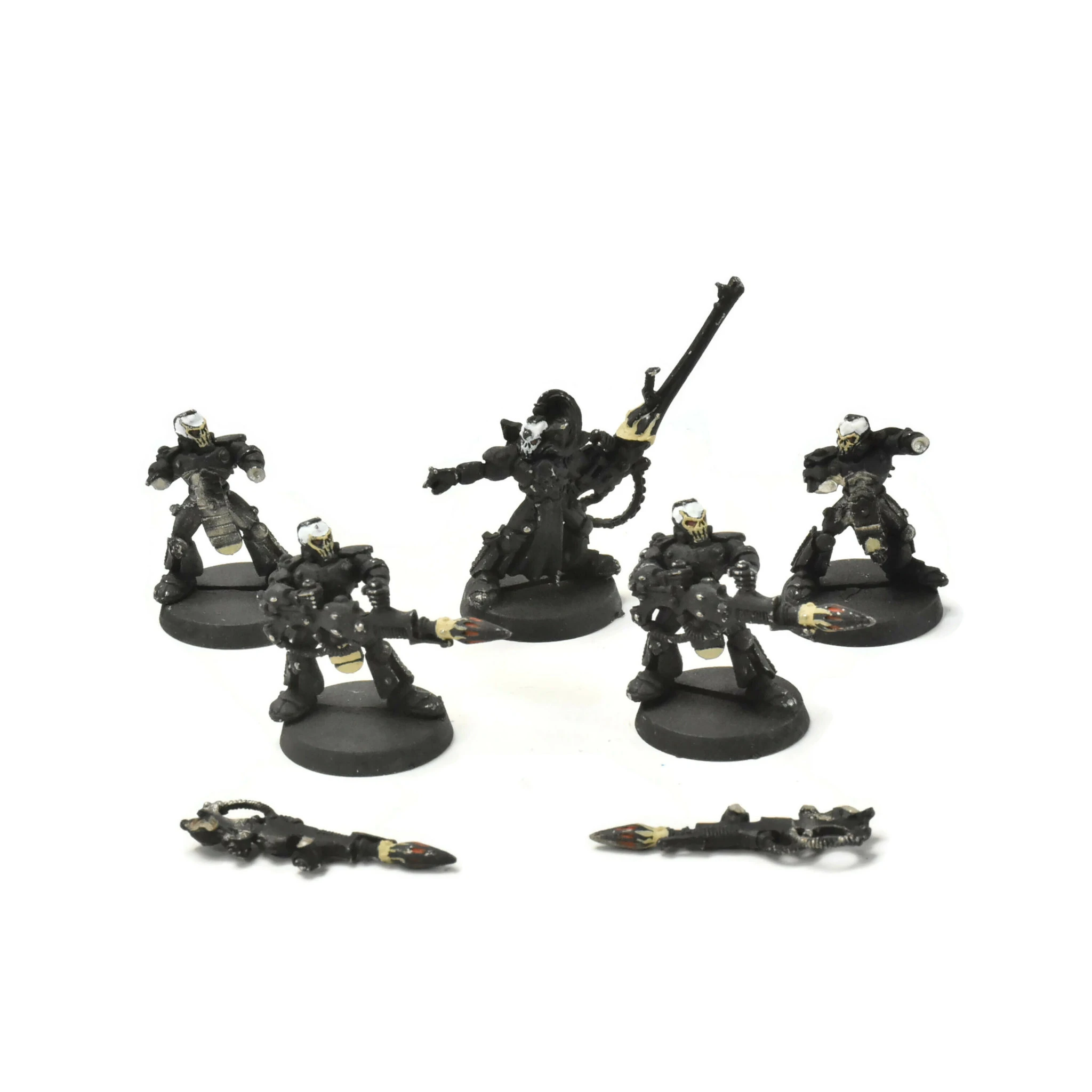 Games Workshop CRAFTWORLDS 4 Dark Reapers With Exarch #1 METAL Warhammer 40K