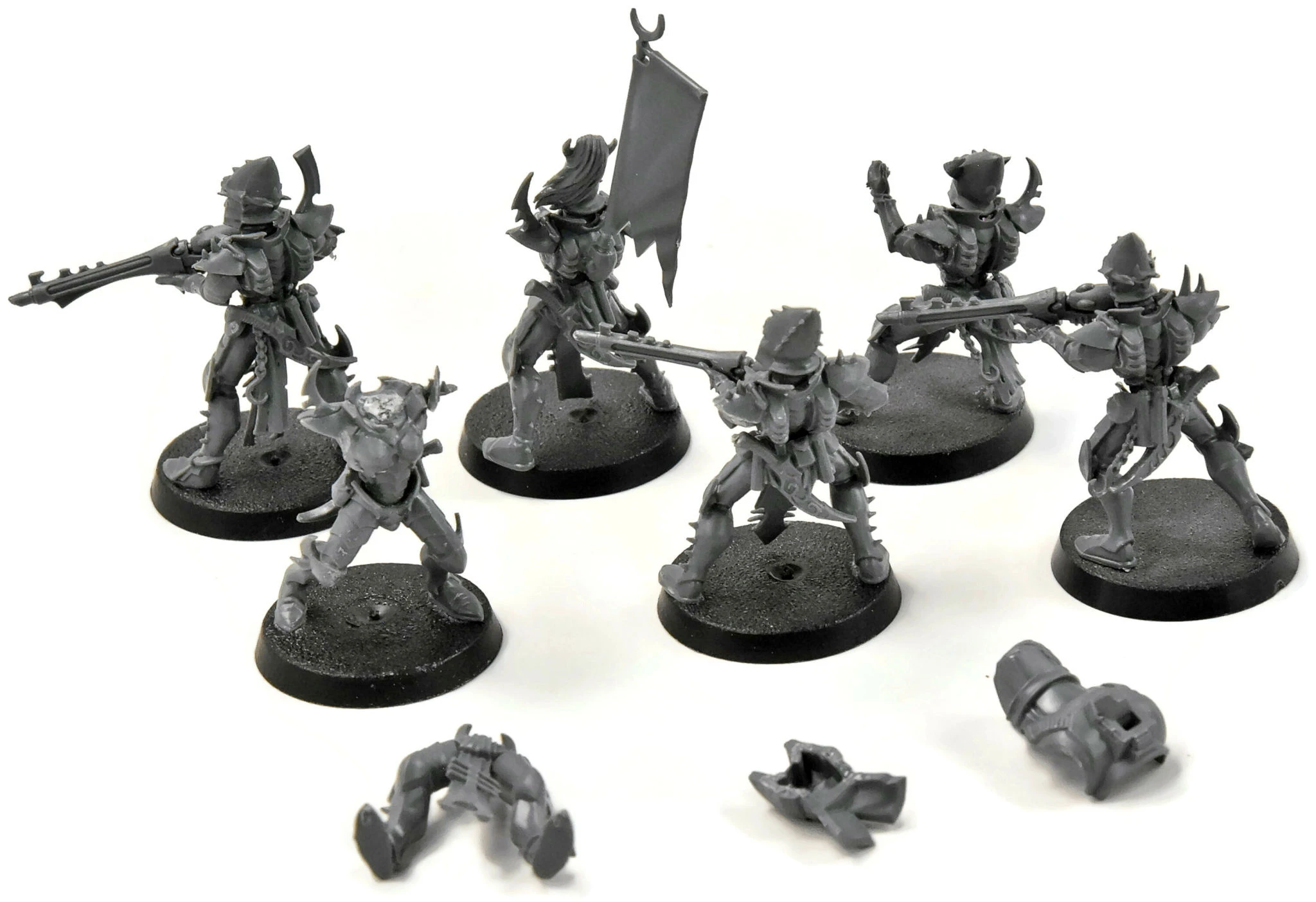 Games Workshop DRUKHARI 6 Kabalite Warriors #1 Missing Parts - Image 2