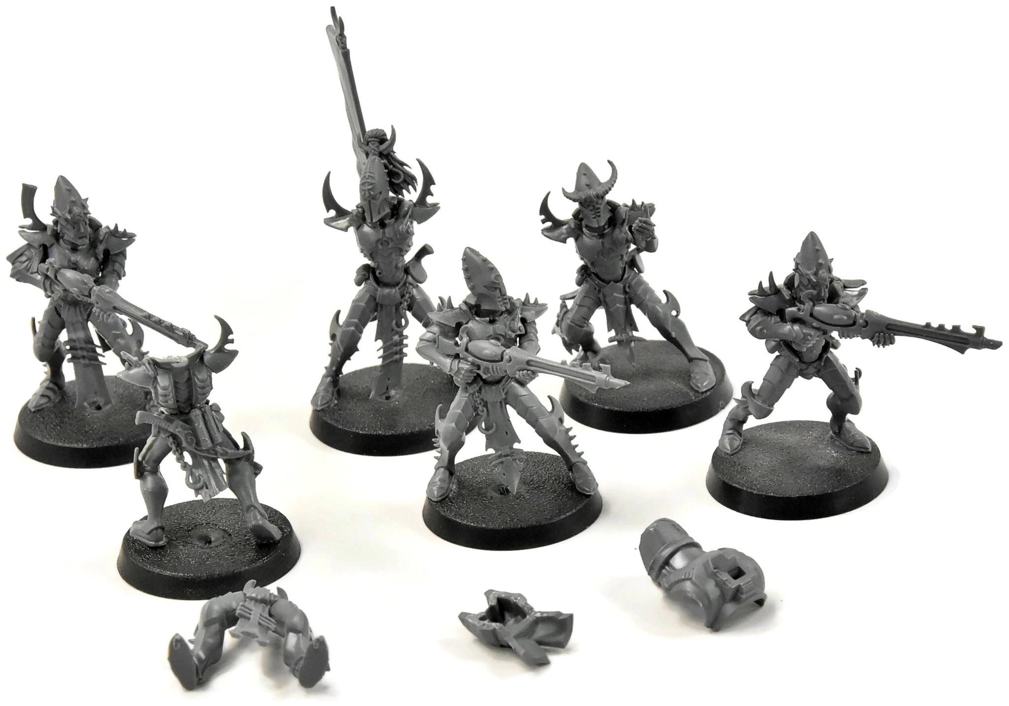 Games Workshop DRUKHARI 6 Kabalite Warriors #1 Missing Parts