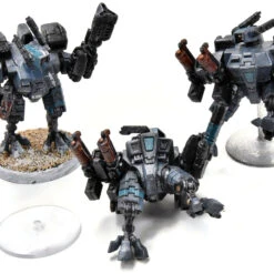 Games Workshop TAU EMPIRE 3 XV8 Crisis Battlesuits #1 CONVERTED Warhammer 40K